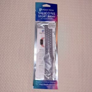 Apple Watch purple silicone band NWT